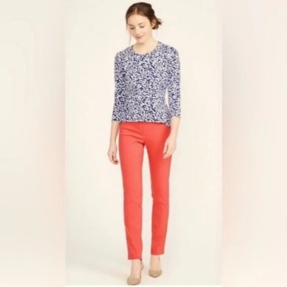 J. McLaughlin Denim - J.McLaughlin Jeans Slim Straight Pink Coral size 10 Soft Stretch